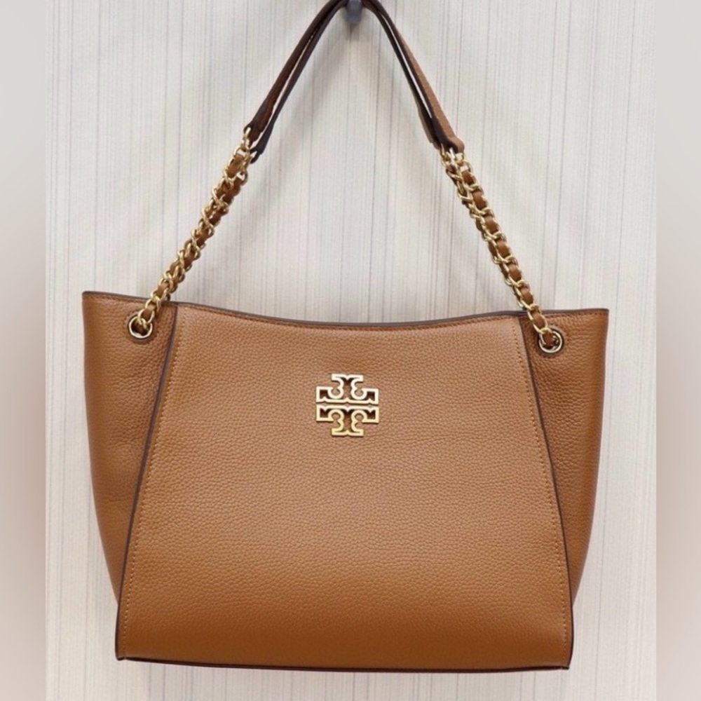 Tory Burch Tan Leather Shoulder Bag